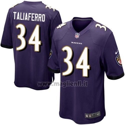 Maglia NFL Game Bambino Baltimore Ravens Taliaferro Viola